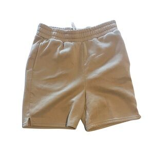 Derek Heart Cream Athletic Shorts